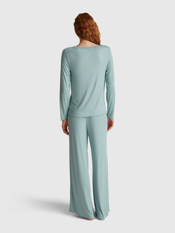 PYJAMA(SWEATER+TROUS Women image number 2